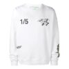 SS19 Cartoon Characters Printing Fleece Men White