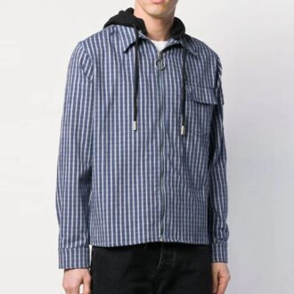 SS19 Diag Zip-up Fleece Men Blue