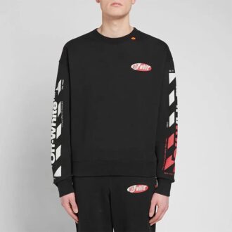 SS19 Diagonals Crew Neck Sweater