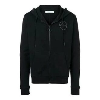 SS19 Embellished Logo Hooded Jacket