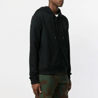 SS19 Embellished Logo Hooded Jacket