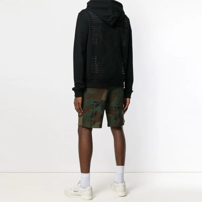SS19 Embellished Logo Hooded Jacket