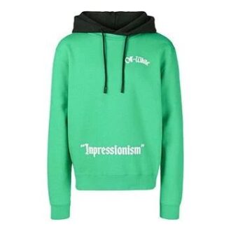 SS19 Green hooded sweater Green
