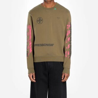 SS19 logo Arrows Sketch Mens Logo Round Neck Sweater