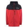 SS19 Mens Logo Hooded Windbreaker Jacket “Red Black”