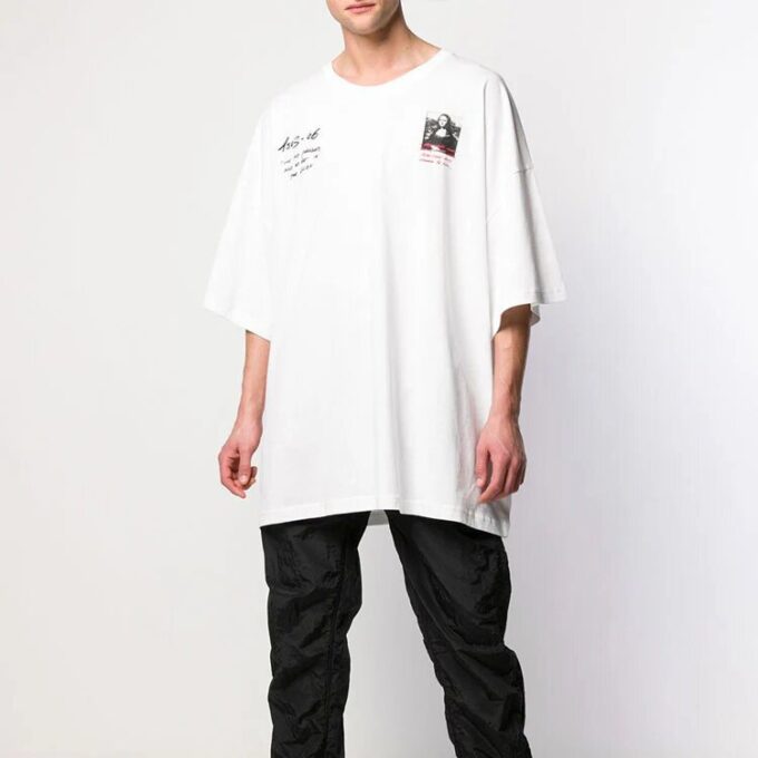SS19 Mona Lisa Logo Print Oversize