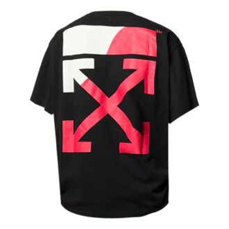 SS19 Red Arrow Printing Short-Sleeve Tee Men Black