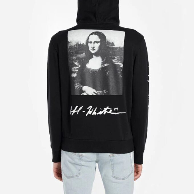 SS19 Zipper Mens Logo Mona Lisa Sweater