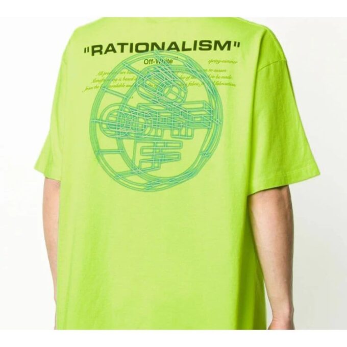 SS20 3D Rationalism Print Short Sleeve Fluorescence
