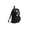 SS20 Airport Tape Black Backpack Arrow Print Backpack Black