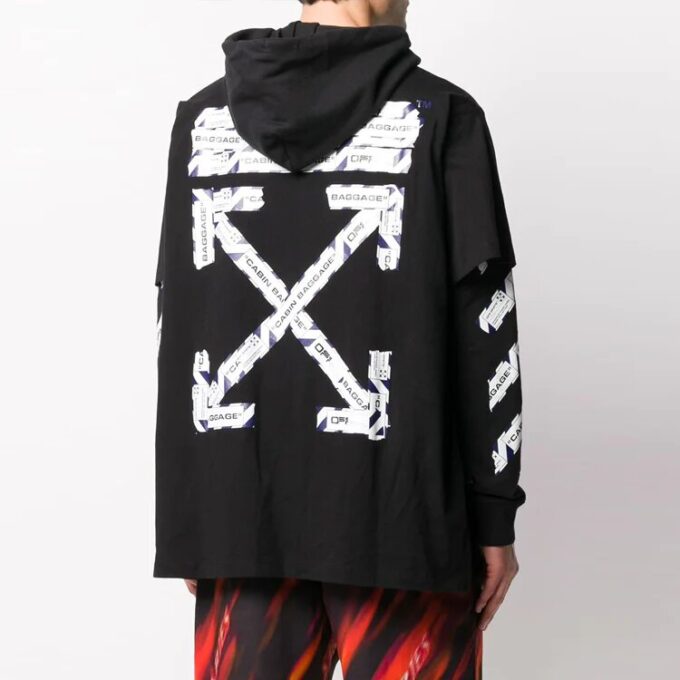 SS20 Airport Tape Mens Hoodie Long Sleeve