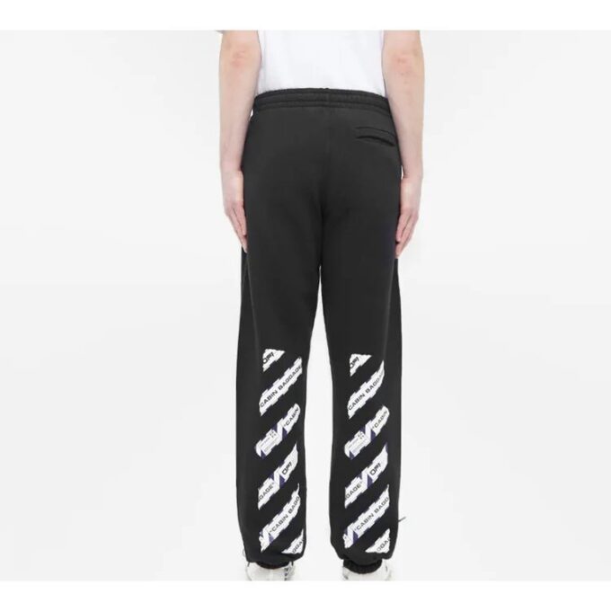 SS20 Airport Tape Print Slim Track Pants