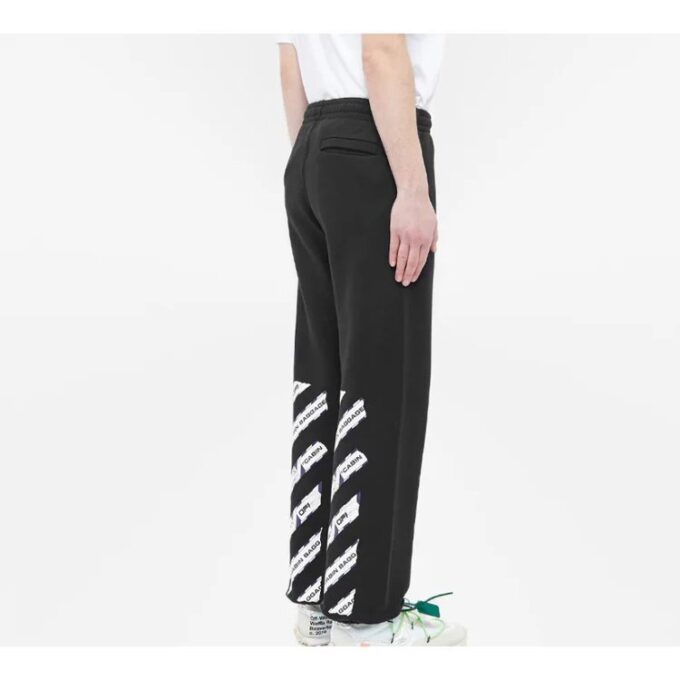 SS20 Airport Tape Print Slim Track Pants