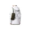 SS20 Airport Tape Printing Hooded Sweater Men White