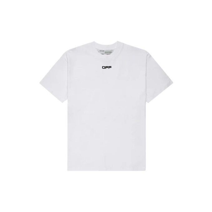 SS20 Arrows Logo Print Oversized T-Shirt “White”