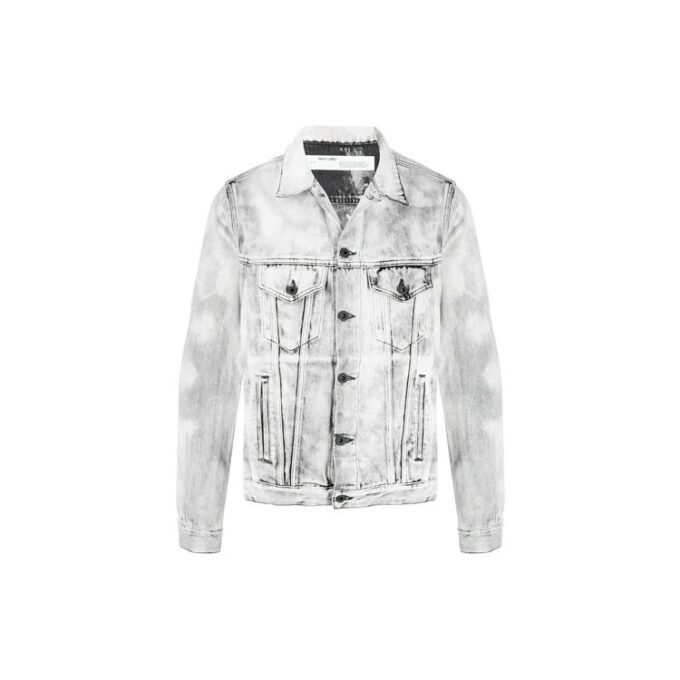SS20 Arrows Printing Jacket Men Grey
