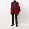 SS20 Back Arrows Sketch Mens Plaid Shirts Red Black