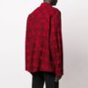 SS20 Back Arrows Sketch Mens Plaid Shirts Red Black