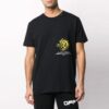 SS20 Black Cotton Symbols T-SHIRT Short Sleeve Mens Logo Normal Fit