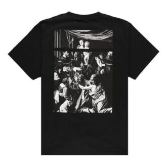 SS20 Caravaggio Square Back Logo-Print Loose Short Sleeve