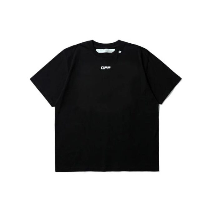 SS20 Caravaggio Square Back Logo-Print Loose Short Sleeve