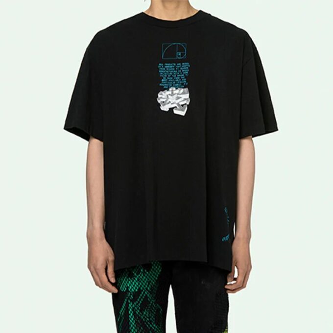 SS20 Dripping Arrows Loose Short-Sleeved