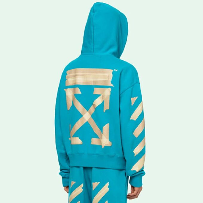 SS20 Hooded Sweatshirt Men Blue