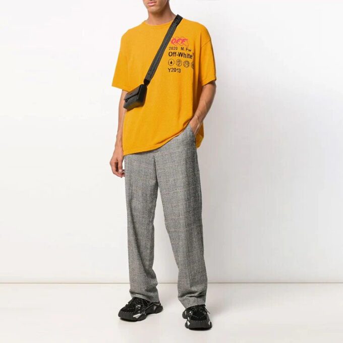 SS20 Logo Textured Oversized Short-Sleeved