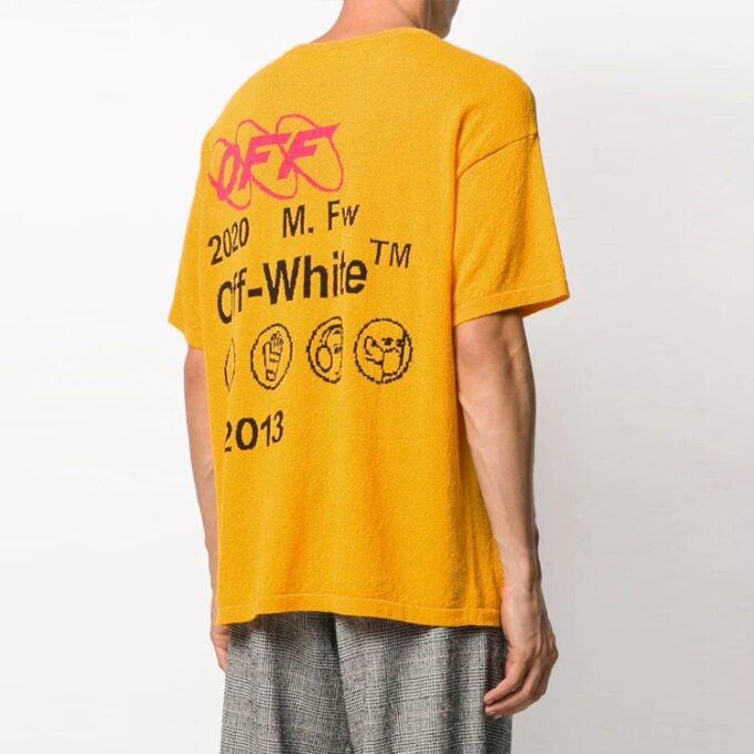 SS20 Logo Textured Oversized Short-Sleeved