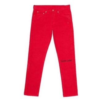 SS20 Lunar New Year Mens Blended Fabrics Street Style Plain Cotton Logo Slim-fit Jeans