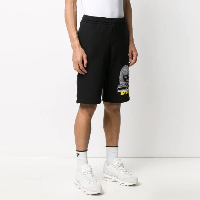 SS20 Mens Loose Black Disrupted Font Sweat
