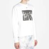 SS20 Spray Paint Effect Mens Logo Long Sleeve Round Neck Sweatshirt