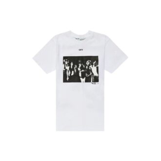 SS20 Virgil Abloh Men’ s White Spray Painting Slim White
