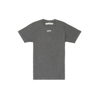 SS20 Wavy Line Gray Short Sleeve Mens Logo Normal Fit