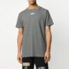SS20 Wavy Line Gray Short Sleeve Mens Logo Normal Fit