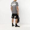 SS20 Wavy Line Gray Short Sleeve Mens Logo Normal Fit