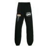 SS20 Wavy Logo Track Pants For Men Black