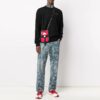 SS21 Alphabet Logo Loose Round Neck Long Sleeves Version Black