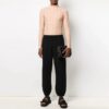 SS21 Alphabet Logo Printing Arrow Sports Pants Loose Fit Black