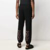 SS21 Alphabet Logo Printing Arrow Sports Pants Loose Fit Black