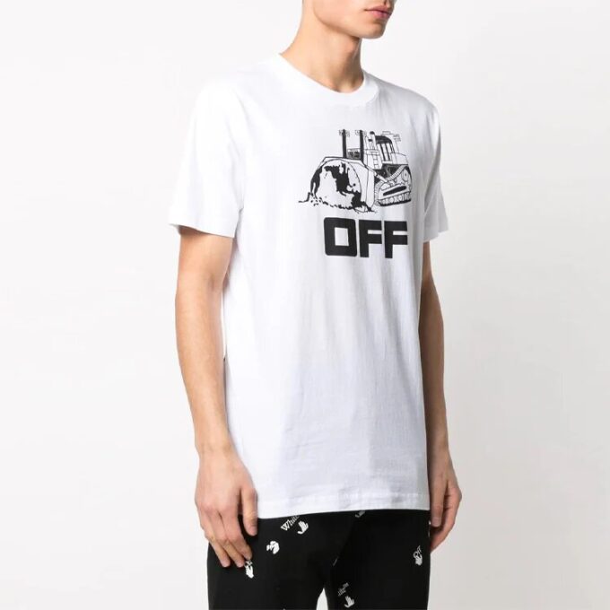 SS21 Alphabet Logo Printing Short Sleeve White