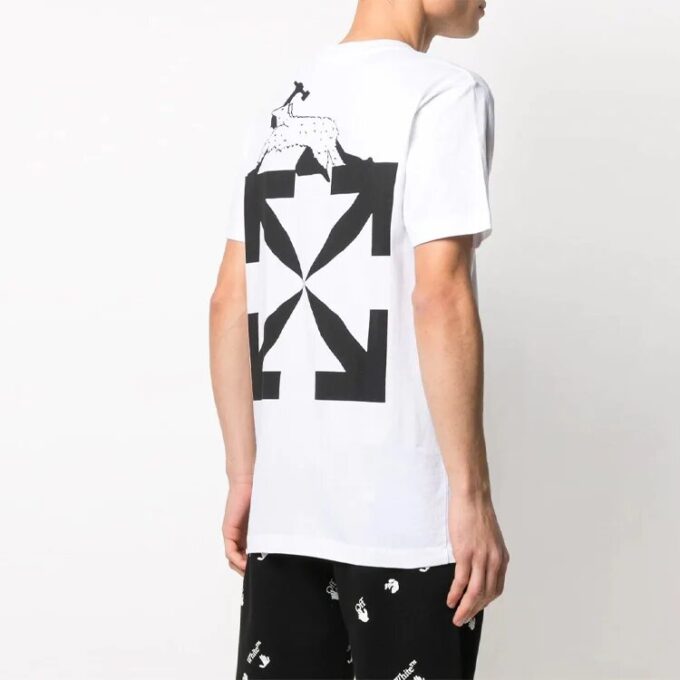 SS21 Alphabet Logo Printing Short Sleeve White