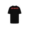 SS21 Alphabet Pattern Short Sleeve Loose Version Black