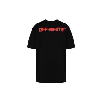 SS21 Alphabet Pattern Short Sleeve Loose Version Black
