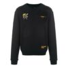 SS21 Alphabet Printing Casual Round Neck Pullover Black