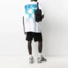 SS21 Alphabet Printing Short Sleeve Loose Fit White