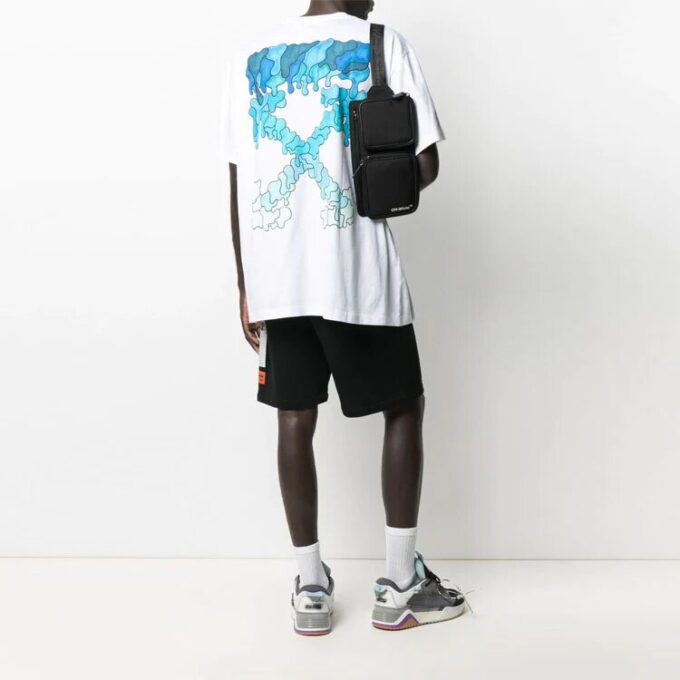 SS21 Alphabet Printing Short Sleeve Loose Fit White
