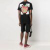 SS21 Arrow Apple Printing Casual Short Sleeve Ordinary Version Black