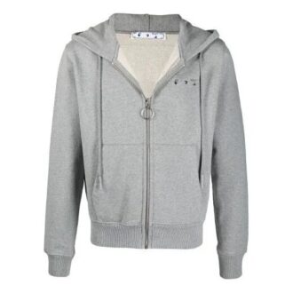 SS21 Arrow Embroidered Zipper Slim Fit Version Gray