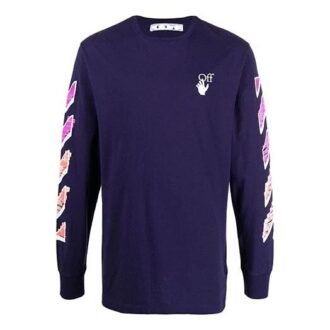 SS21 Arrow Logo Printing Long Sleeves Blue